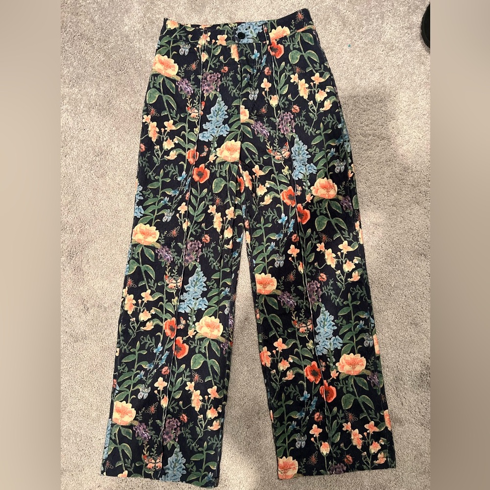 Cider Wide leg floral pants